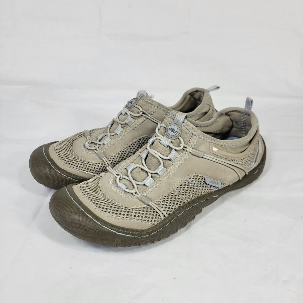 JBU Women's Athletic Shoes in Taupe and Olive
